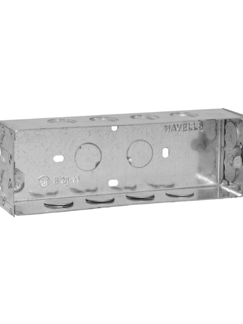 HAVELLS CORAL 8 M METAL BOX (H) WITH 6 CLAMP