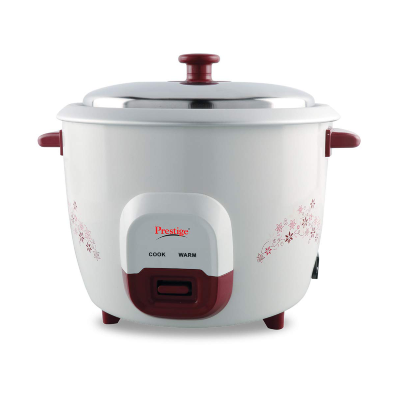 Prestige-PRWO-1.0-L-Electric-Rice-Cooker-Red