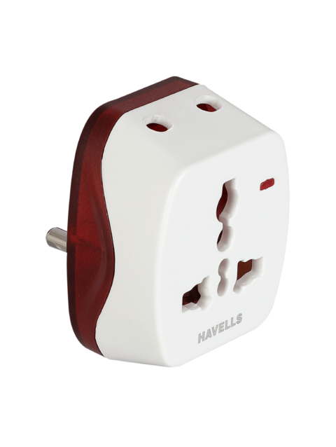 HAVELLS 6 A 2 PIN UNIVERSAL ADAPTOR WITH INDICATOR