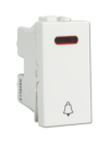 Havells Coral 6A bell push switch with indicator