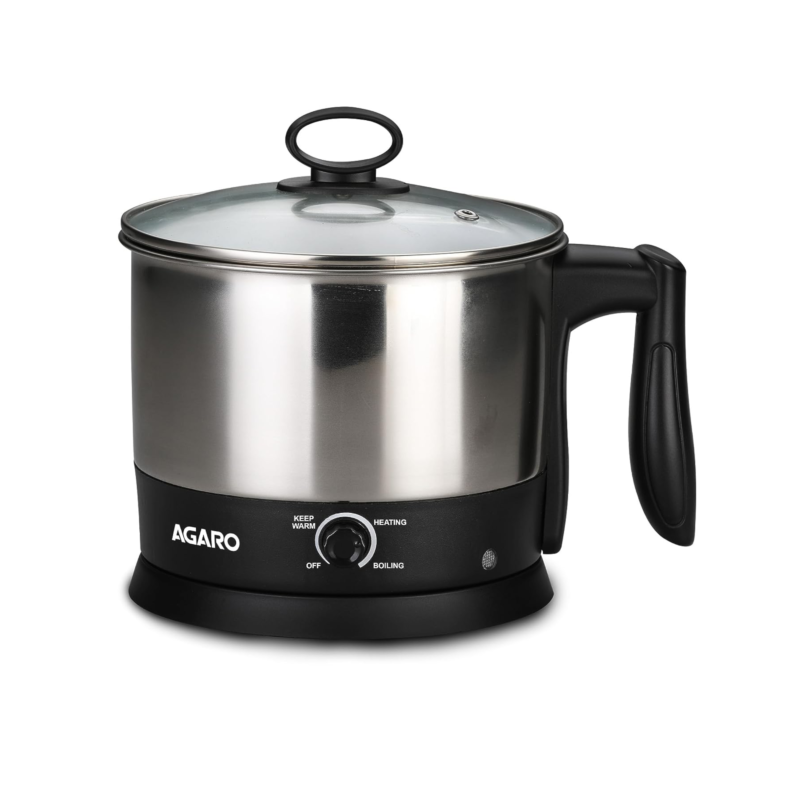 AGARO-Stainless-Steel-Esteem-Multi-Kettle-1.2-Litre600W