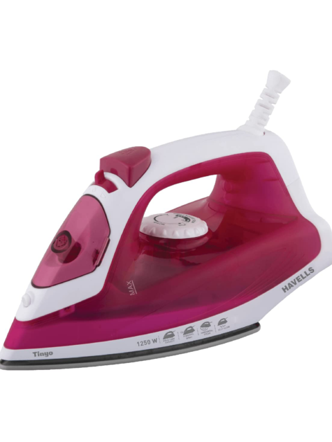 Havells-Tinyo-1250-Watt-Steam-Iron-Press-with-Powerfull-Steam-Spay-Pink