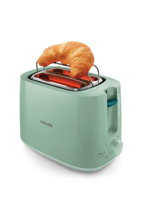 PHILIPS-HD2584-60-830-Watts-2-Slice-Pop-Up-Toaster-Green