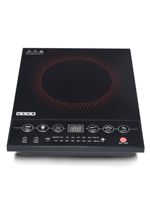 Usha-Cookjoy-Cj1600Wpc-1600-Watt-Induction-Cooktop-Black-Sealed-1-Burner