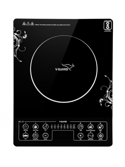 V-Guard-VIC-15-2000-Watt-Induction-Cooktop-Black