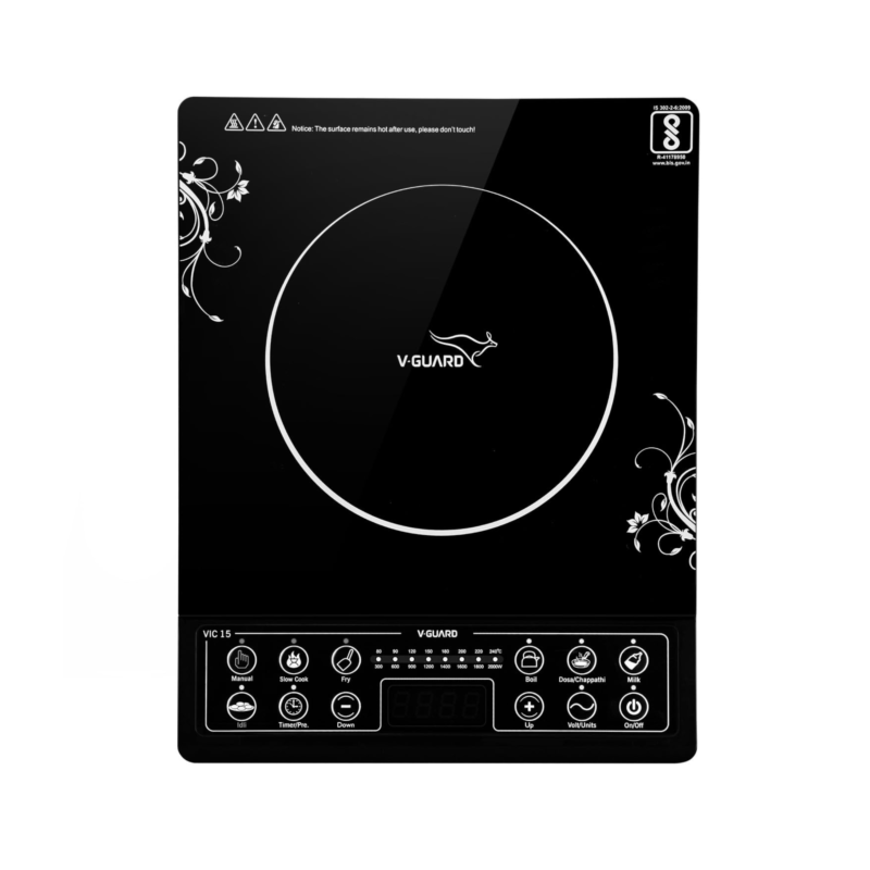 V-Guard-VIC-15-2000-Watt-Induction-Cooktop-Black